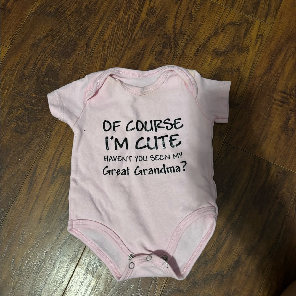 Pink Baby Onesie